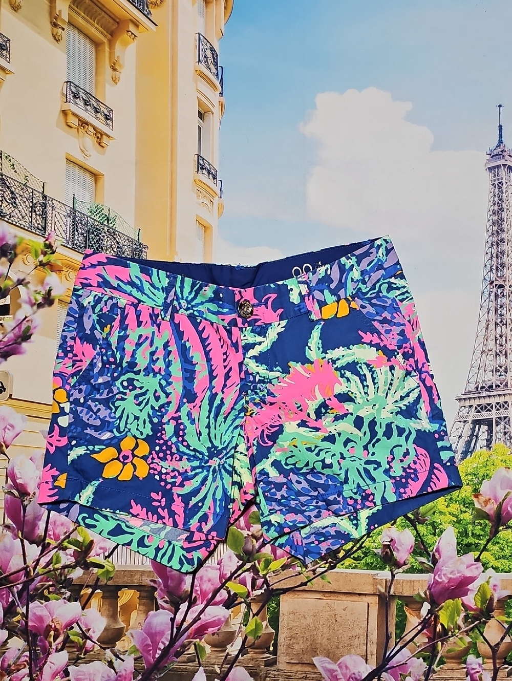 Lilly Pulitzer Floral Shorts Size‎ 00